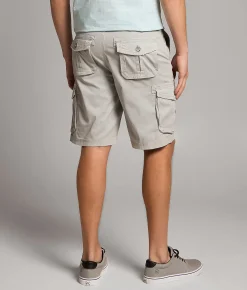 Bottoms|Shorts | BKE Standard Cargo Stretch Short Light Grey