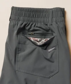 Shorts | BURLEBO Standard Performance Hybrid Performance Short River Rock Grey