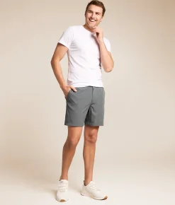 Shorts | BURLEBO Standard Performance Hybrid Performance Short River Rock Grey