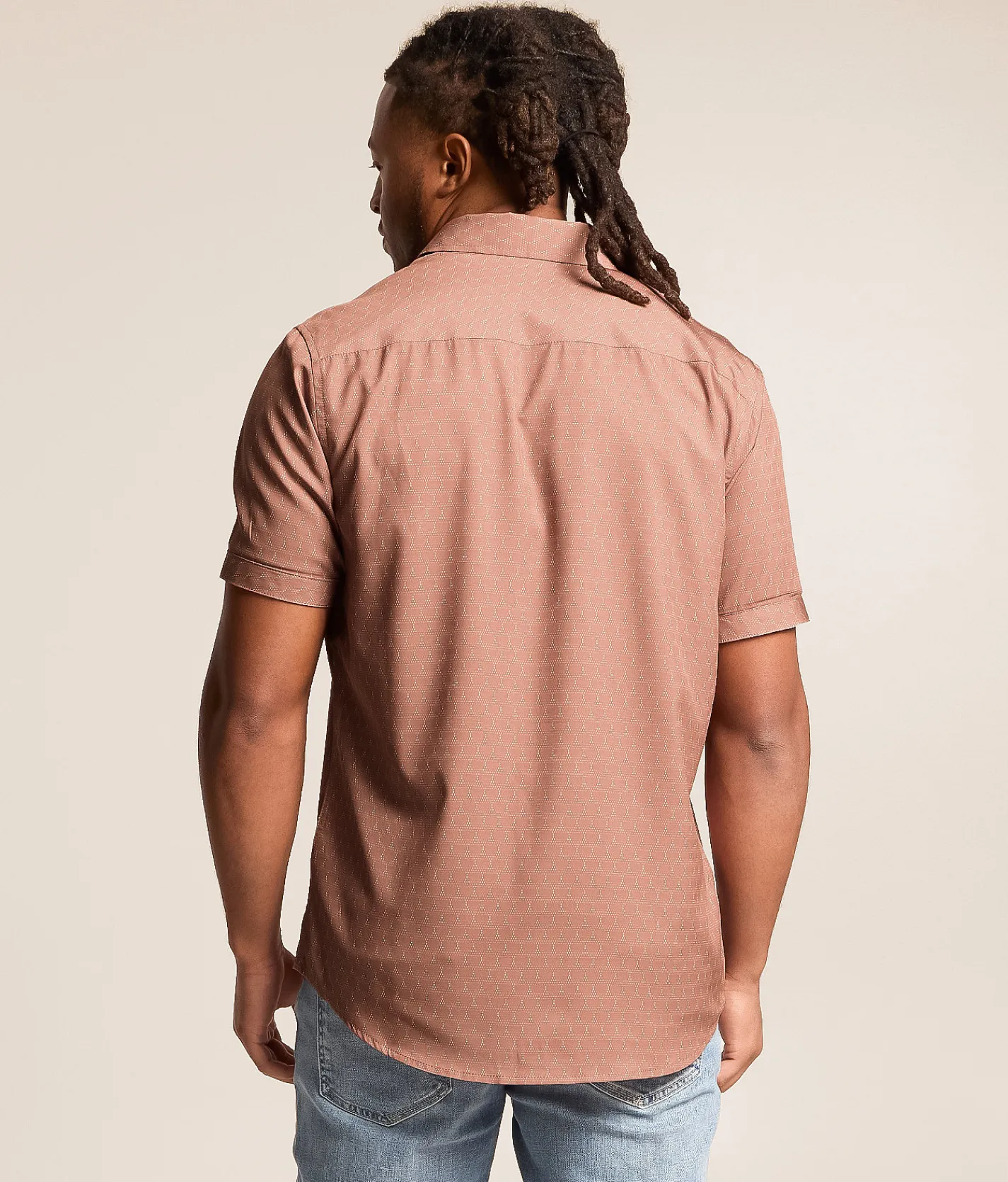 Tops | J.B. Holt Standard Performance Shirt Mauve Cream