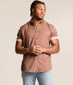 Tops | J.B. Holt Standard Performance Shirt Mauve Cream