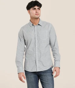 Tops | Gentry County Standard Performance Shirt White Blue Black