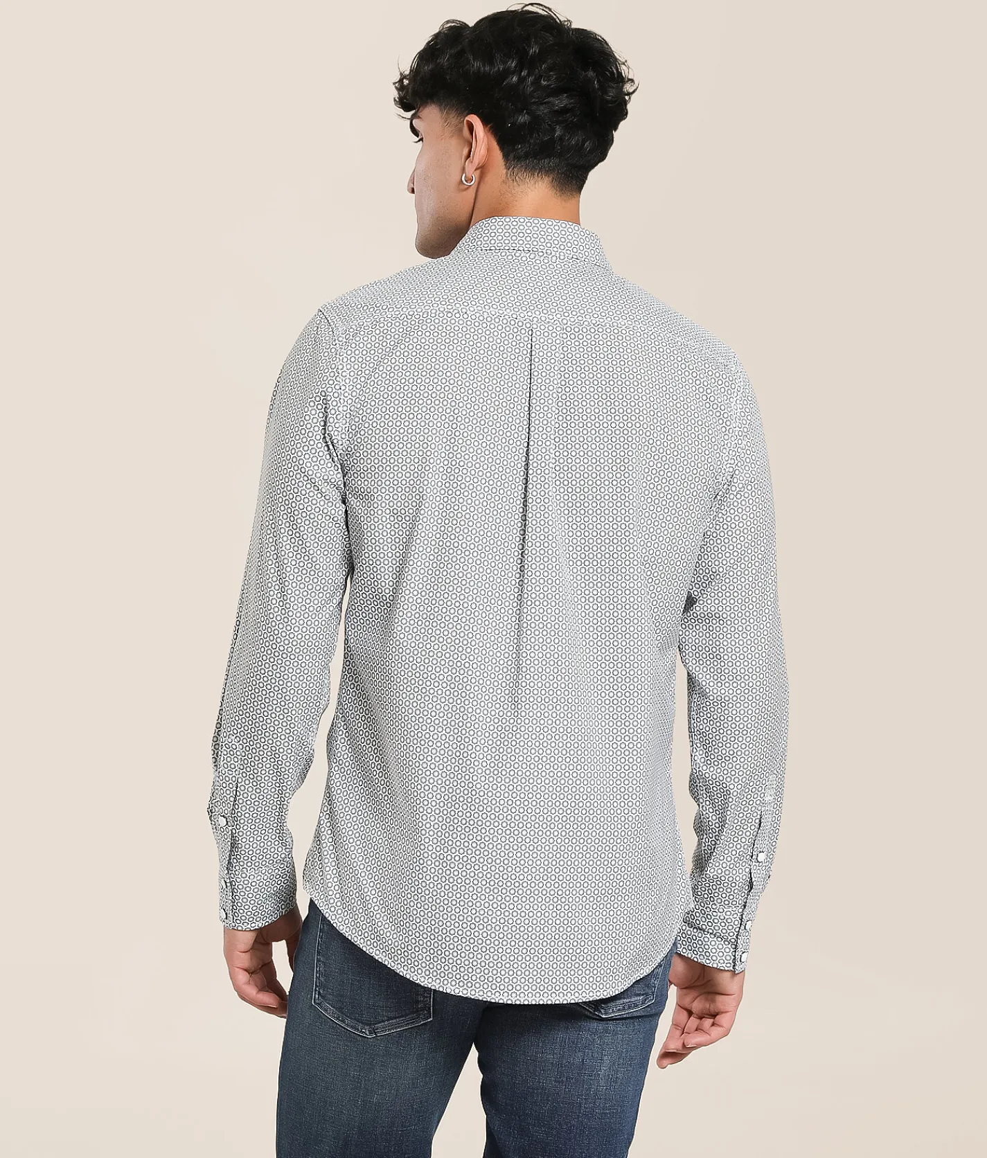 Tops | Gentry County Standard Performance Shirt White Blue Black