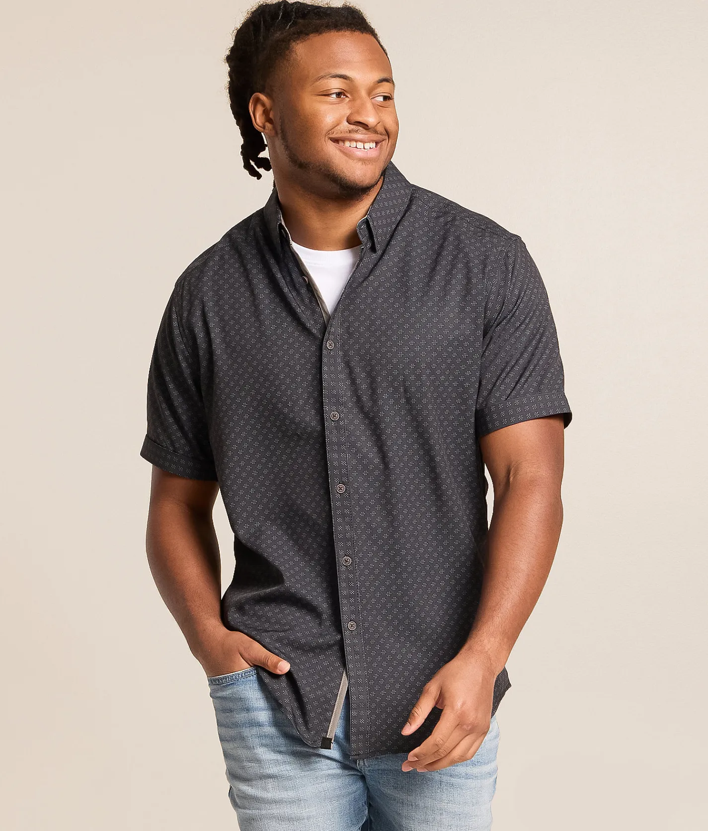 Tops | J.B. Holt Standard Performance Shirt Black Grey