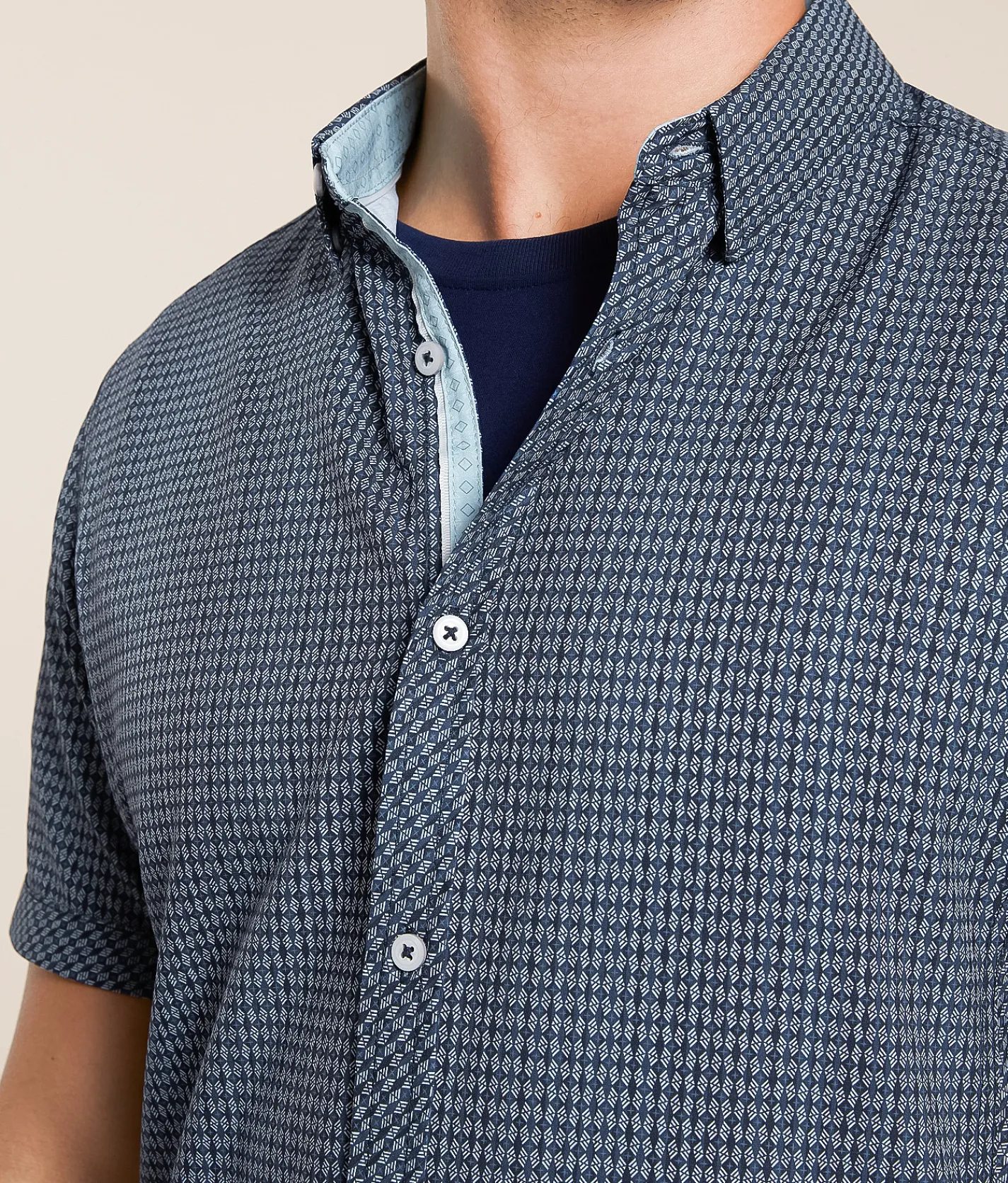 Tops | J.B. Holt Standard Performance Stretch Shirt Navy