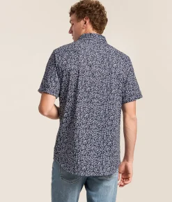 Tops | J.B. Holt Standard Performance Stretch Shirt Navy Purple