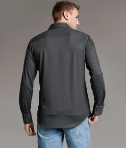 Tops | Maven Co-op Standard Performance Stretch Shirt Black Grey