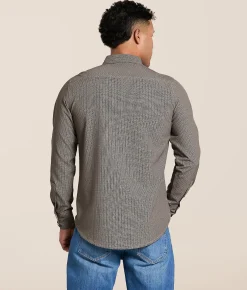 Tops | J.B. Holt Standard Performance Stretch Shirt Black Tan