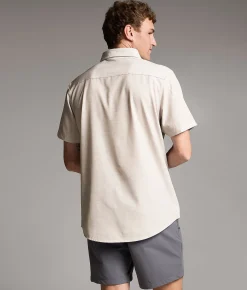 Maven Co-op Standard Performance Stretch Shirt Cream Tan Clearance
