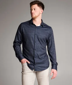 Maven Co-op Standard Performance Stretch Shirt Navy Clearance
