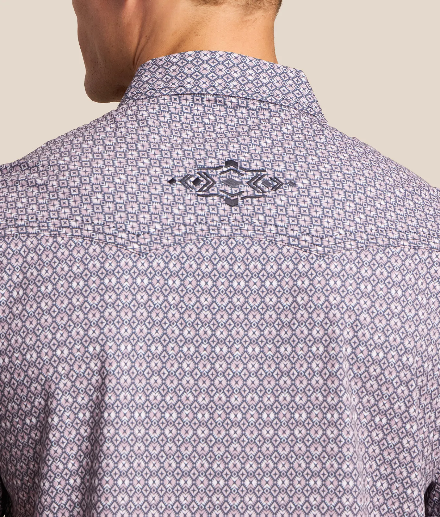 Tops | Gentry County Standard Performance Stretch Shirt Lilac Navy