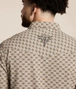 Gentry County Standard Performance Stretch Shirt Taupe Brown Outlet