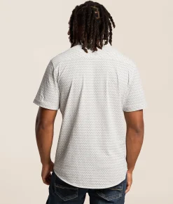 Tops | J.B. Holt Standard Performance Stretch Shirt White Grey