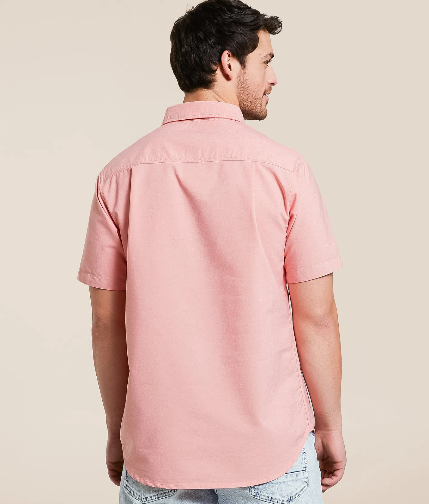 Tops | Departwest Standard Solid Shirt Coral