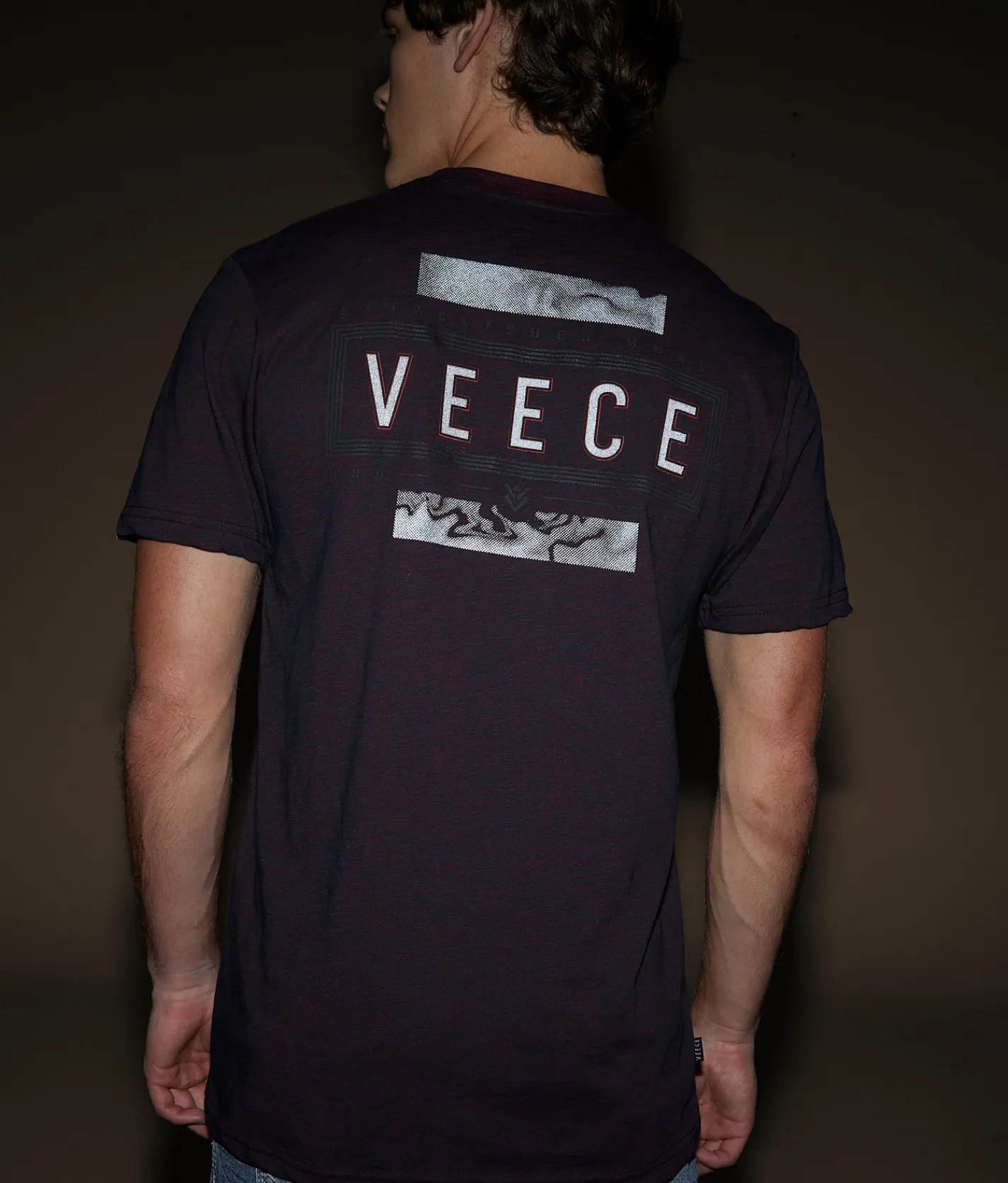 Veece Star Bound T-Shirt Dirty Red Proslub