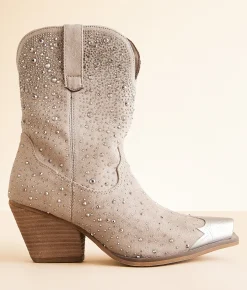 Very G Starburst Glitz Western Boot Taupe Sale