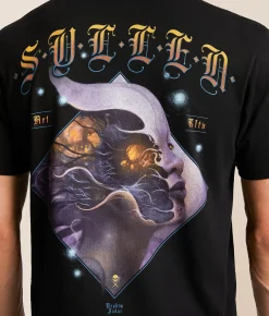 Graphic T-Shirts | Sullen Stardust T-Shirt Jet Black