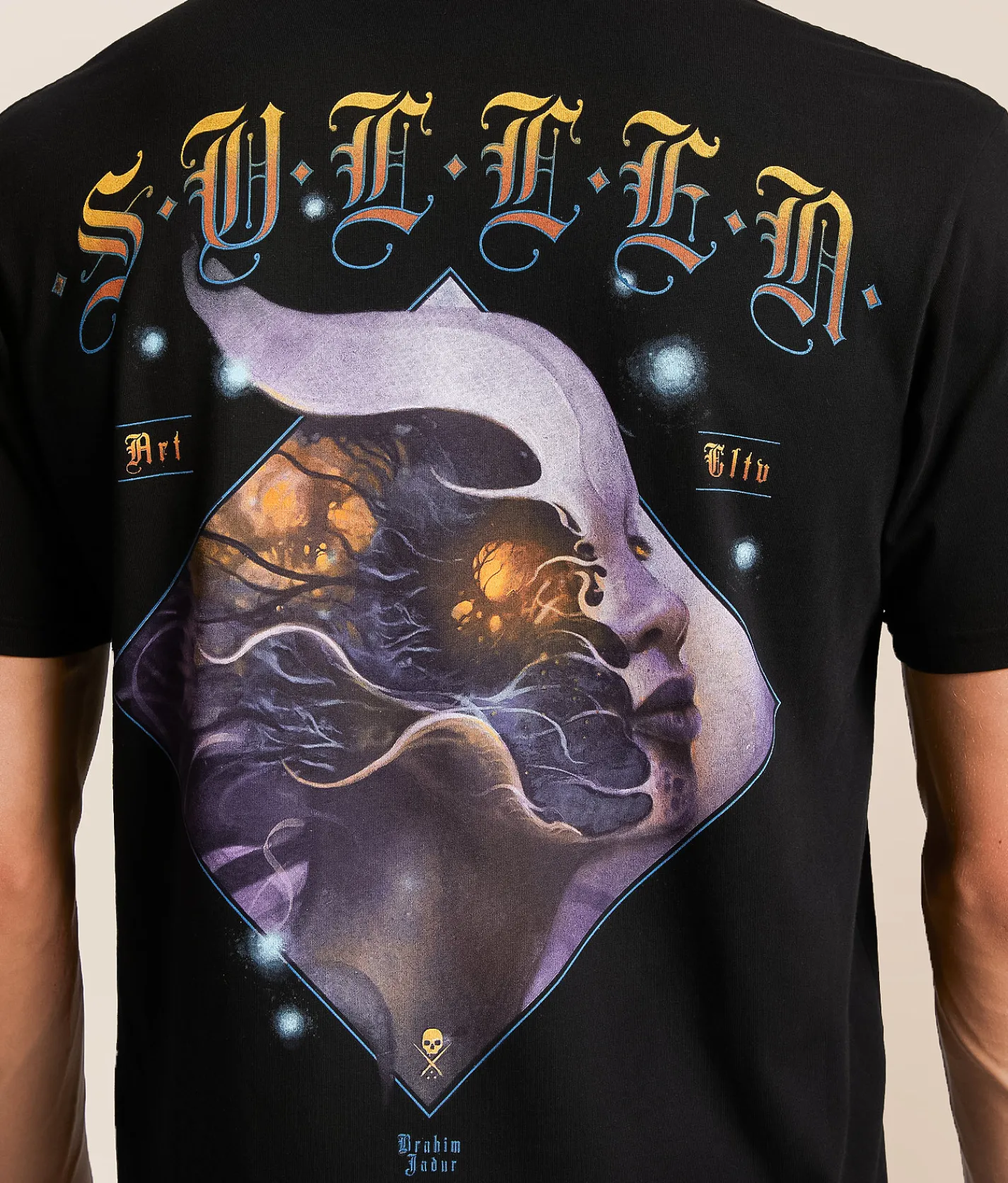 Graphic T-Shirts | Sullen Stardust T-Shirt Jet Black