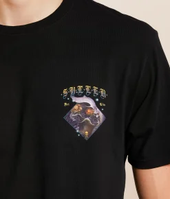 Graphic T-Shirts | Sullen Stardust T-Shirt Jet Black