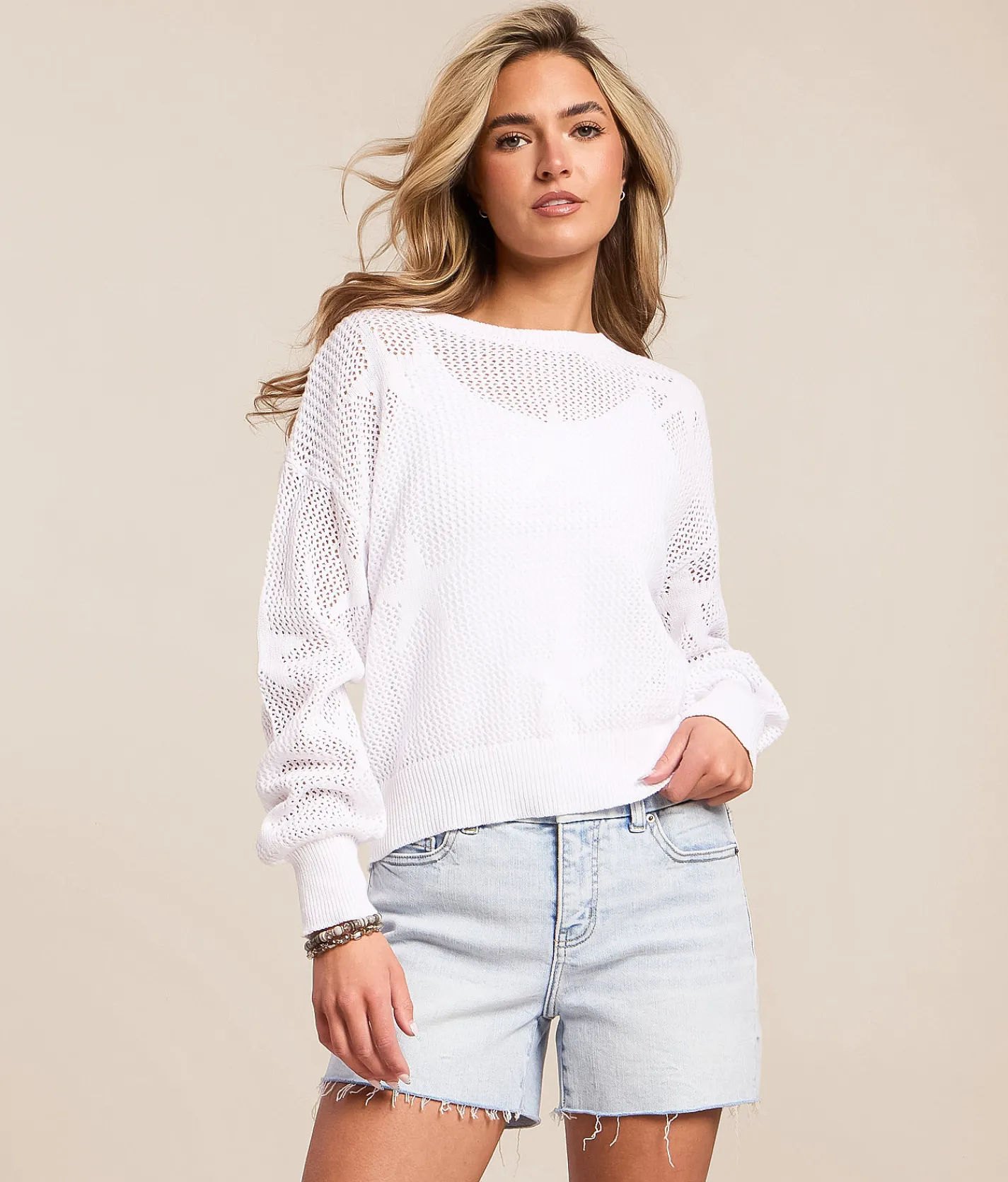 Z Supply Star Of The Show Sweater White Discount
