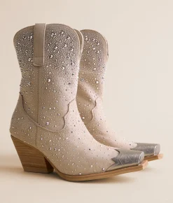 Shoes | Very G Starry Ankle Boot Off White