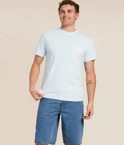 Old Row Star Spangled Pup T-Shirt Chambray Clearance