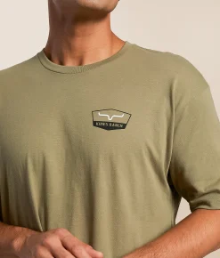 Kimes Ranch Stars Stripes T-Shirt Light Olive Sale