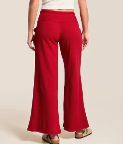 Bottoms|Activewear | Free People Staycation Wide Leg Lounge Pant Blissful Blue