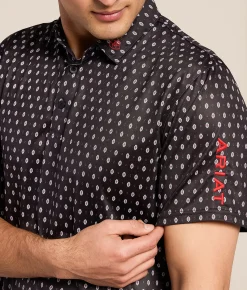 Ariat Steel TEK Polo Black Outlet