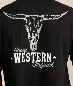 Tops | Hooey Steerhead Original T-Shirt Black