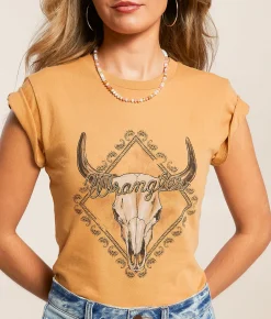 Wrangler® Steerhead T-Shirt Apple Cinnamon Hot