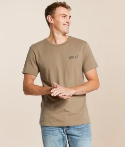 Tops | Ariat Steer Lockup T-Shirt Fallen Rock