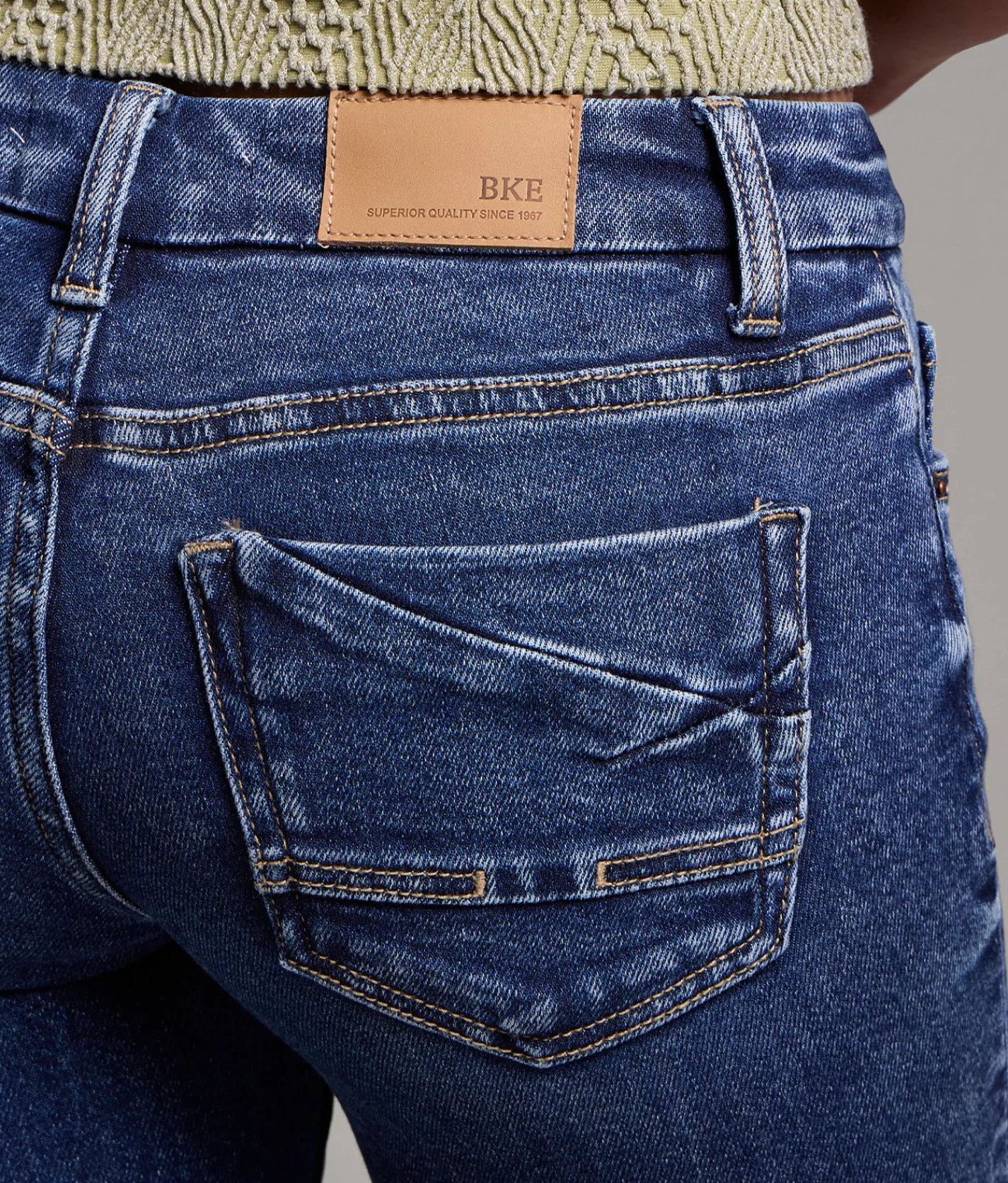 BKE Stella Ankle Skinny Stretch Jean Olsen 2 New