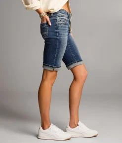 Shorts | BKE Stella Bermuda Stretch Short Mintle 8