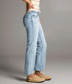 BKE Stella Cropped Straight Stretch Jean Kyllo Outlet