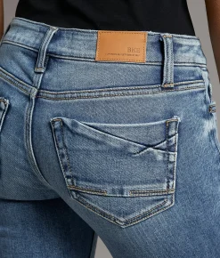 BKE Stella Cuffed Stretch Capri Jean Sims 2 Outlet