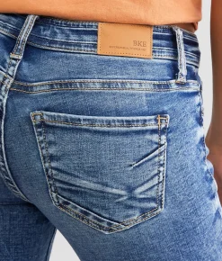 Jeans|Bottoms | BKE Stella Cuffed Stretch Capri Jean Balcom 5