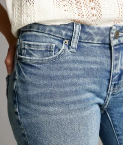 BKE Stella Cuffed Stretch Capri Jean Ducote 5 Outlet