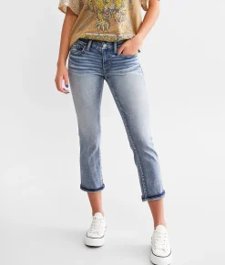 Jeans|Bottoms | BKE Stella Cuffed Stretch Capri Jean Potter 11