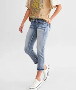 Jeans|Bottoms | BKE Stella Cuffed Stretch Capri Jean Potter 11