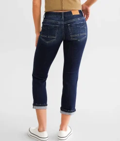BKE Stella Cuffed Stretch Capri Jean Zinter Hot