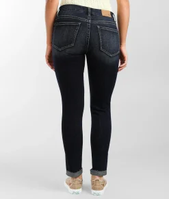 BKE Stella Mid-Rise Ankle Skinny Cuffed Jean Wilder