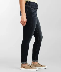 BKE Stella Mid-Rise Ankle Skinny Cuffed Jean Wilder
