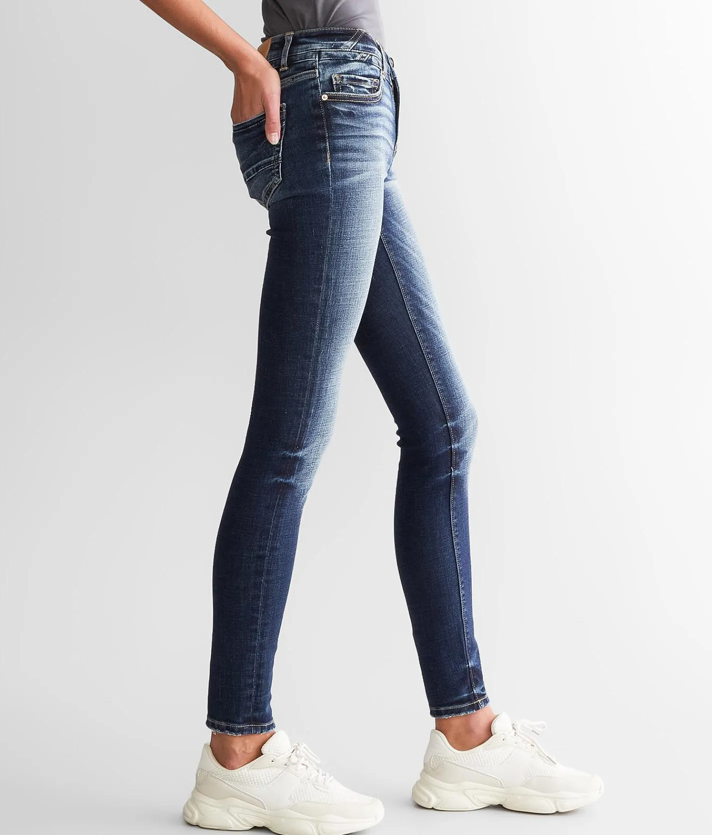 Jeans|Bottoms | BKE Stella Mid-Rise Skinny Stretch Jean Mayberry 2