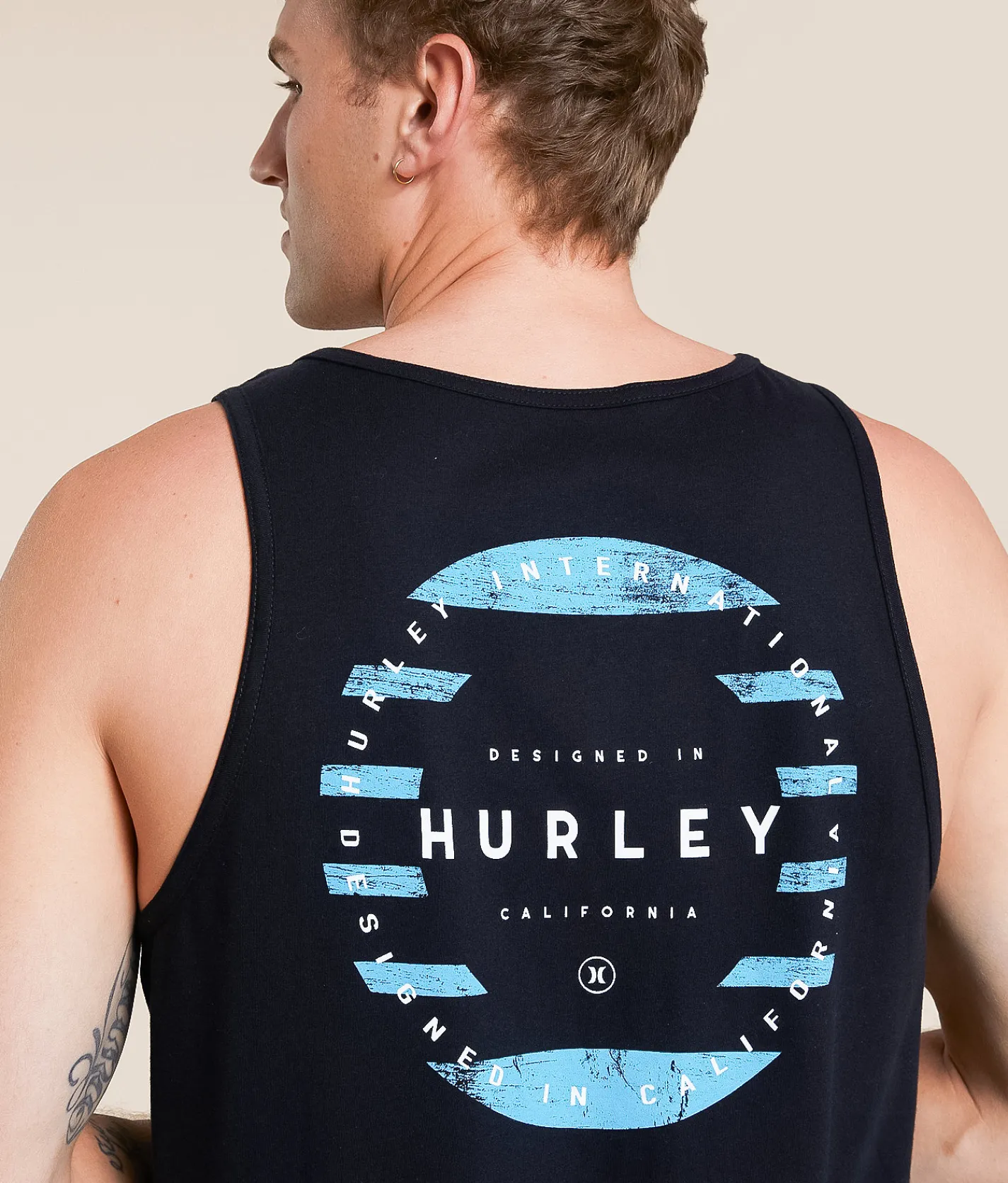 Hurley Stellar Tank Top Black Hot