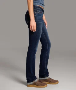 BKE Stella Straight Cuffed Stretch Jean Hosino 4 Clearance