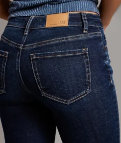 BKE Stella Straight Cuffed Stretch Jean Hosino 4 Clearance