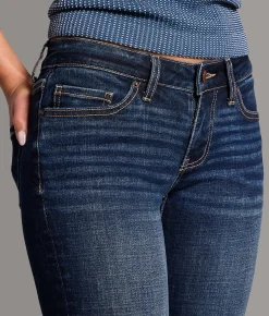 BKE Stella Straight Cuffed Stretch Jean Hosino 4 Clearance