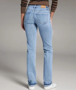 BKE Stella Straight Stretch Cuffed Jean Rumney Discount