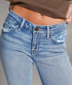 Jeans|Bottoms | BKE Stella Straight Stretch Cuffed Jean Rumney